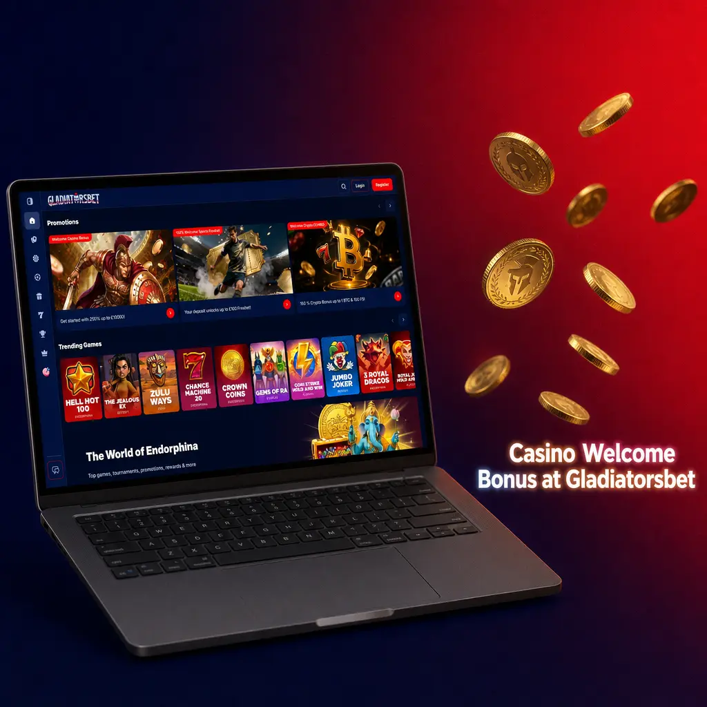 Casino Welcome Bonus at Gladiatorsbet