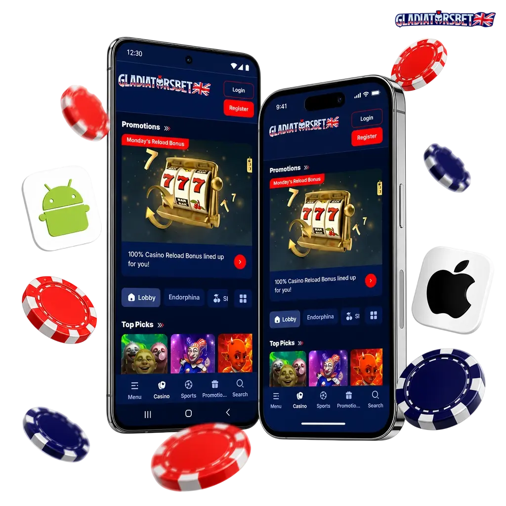 Gladiatorsbet app available for Android APK and iOS download