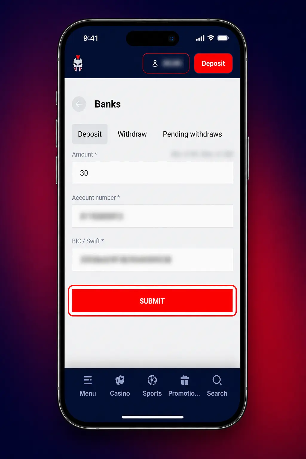 Step-by-step Gladiatorsbet account registration guide showing sign up, KYC verification, deposit, and live casino access