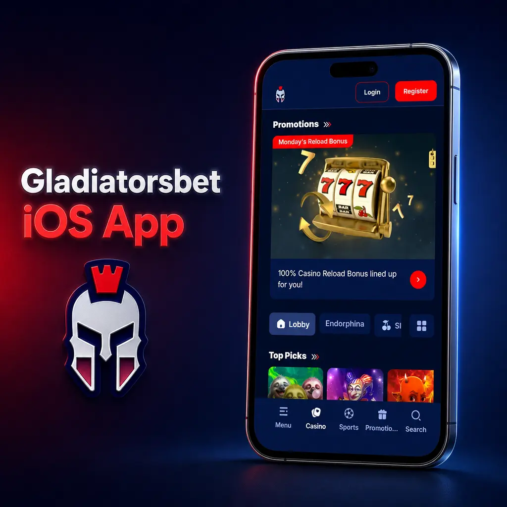 Gladiatorsbet iOS app on iPhone and iPad