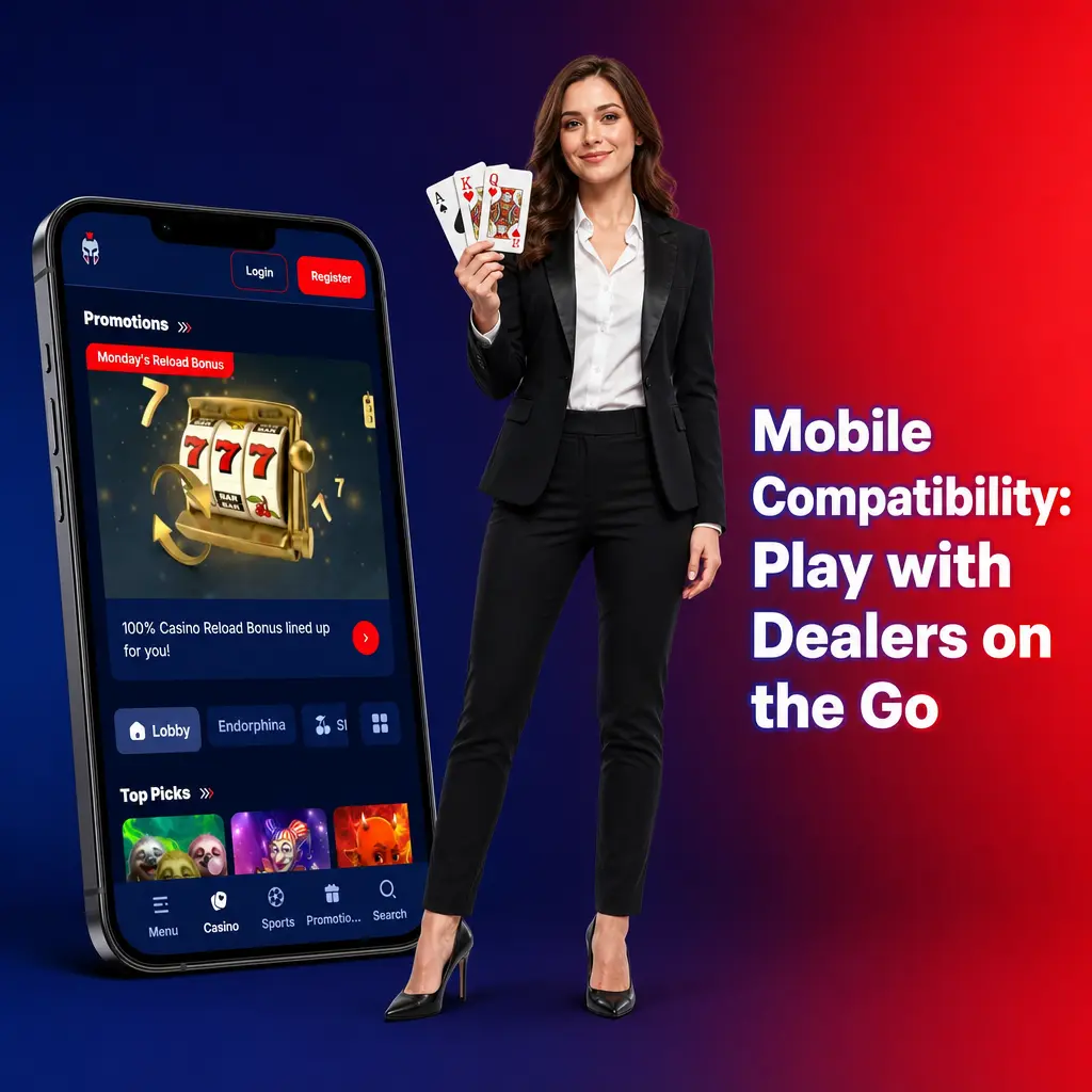 Gladiatorsbet live casino mobile compatibility with dealer streaming
