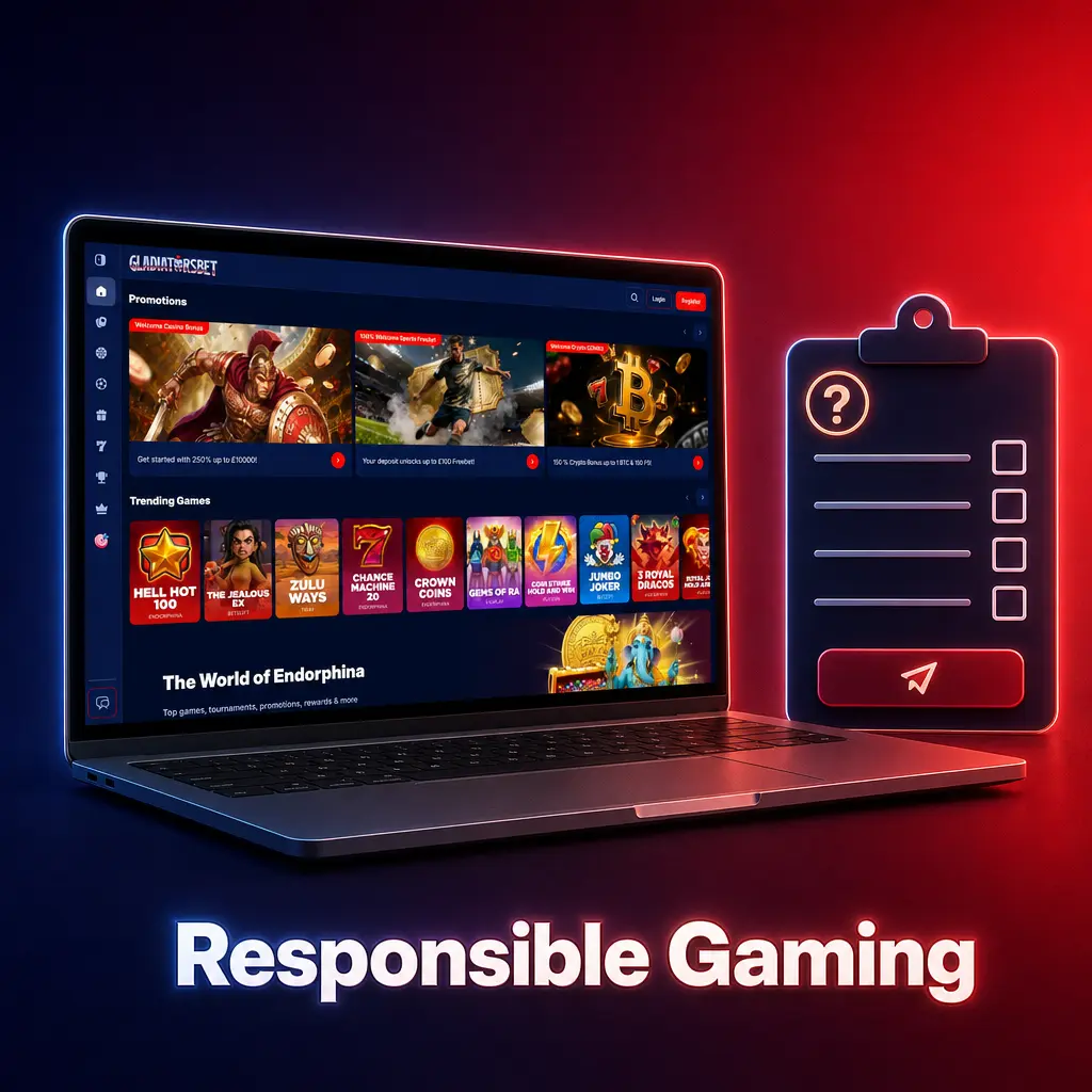 Responsible Gaming tools at Gladiatorsbet