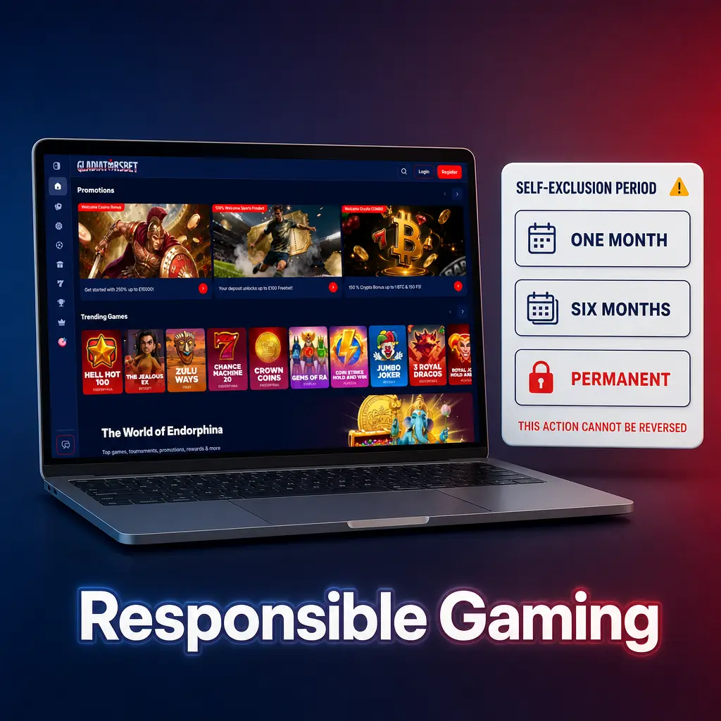 Responsible Gaming tools at Gladiatorsbet