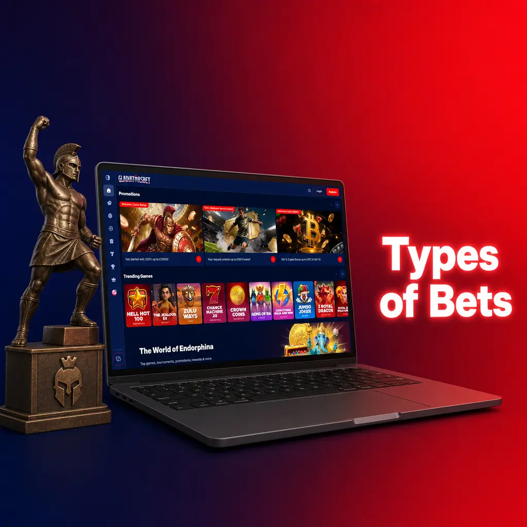 Types of bets at Gladiatorsbet – Single, Express and System