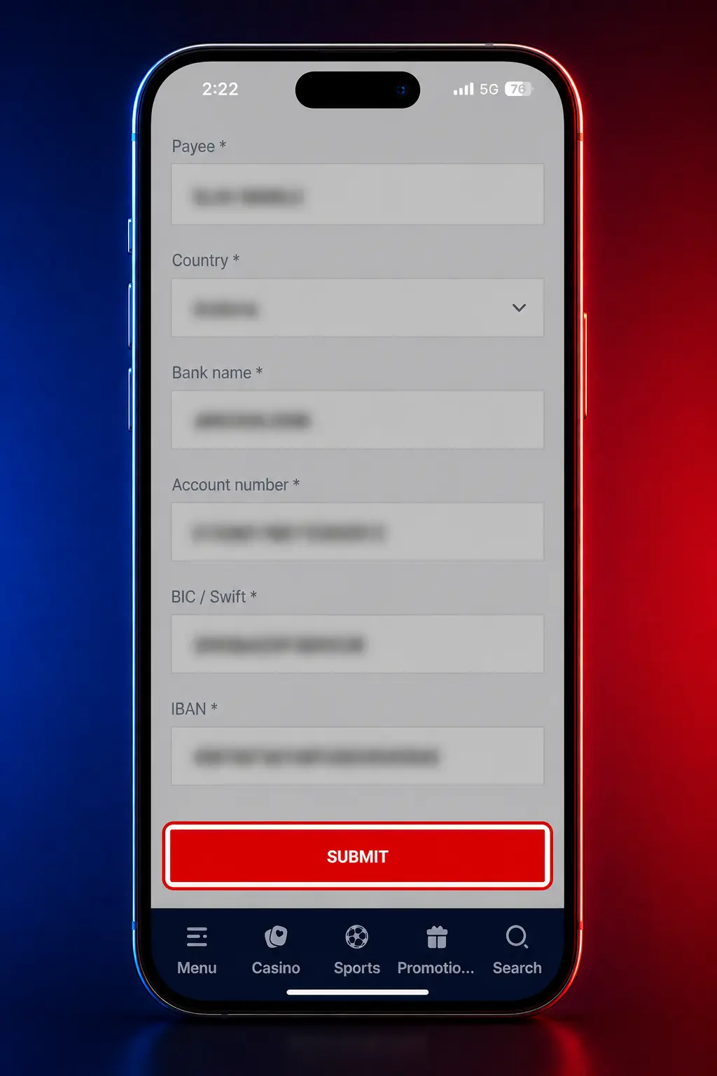 Gladiatorsbet withdrawal status tracking