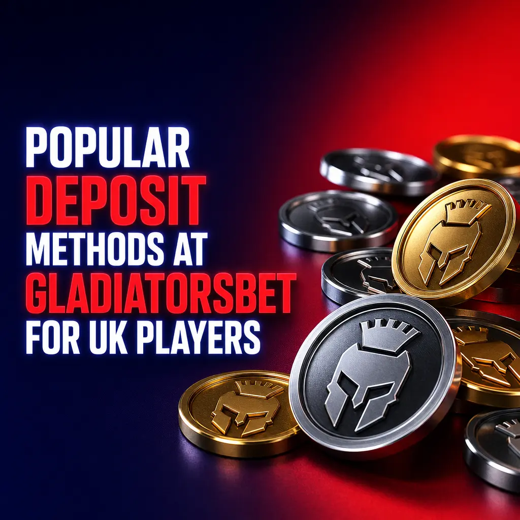 Popular deposit methods at Gladiatorsbet for UK players