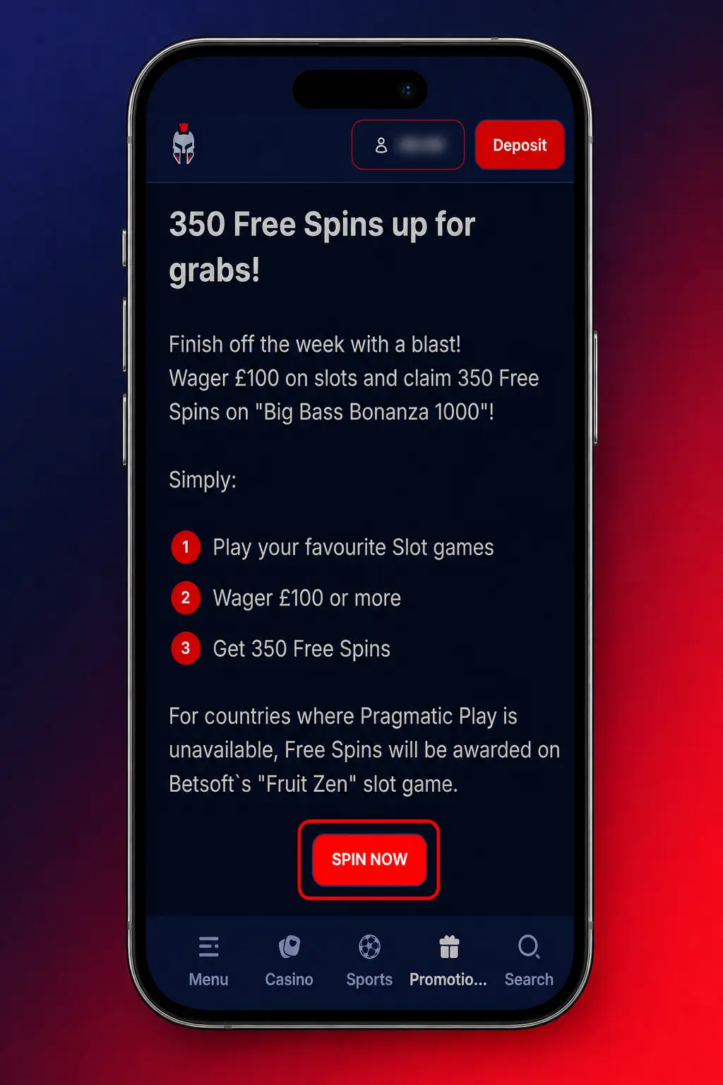 Steps to start playing at Gladiatorsbet Casino including login, deposit, game selection, and betting controls